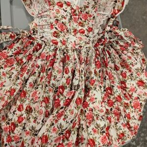 Dollcake Floral Pink and White Dress